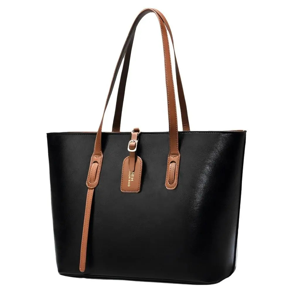 New PU Women Leather Handbags Casual Elegant Ladies Hand Bags Luxury Large Capacity Hand-Held Shoulder Bag for Women