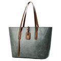 Sac à main en cuir PU pour femme, grande capacité, porté main ou épaule