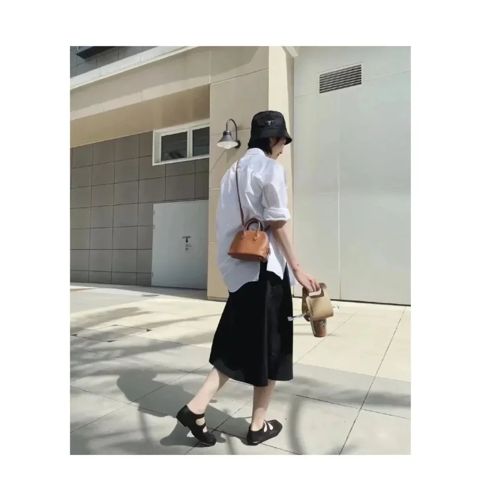 Sac Bowling en Cuir Véritable Haut de Gamme, Mini Sac Bandoulière Semi-Artisanal