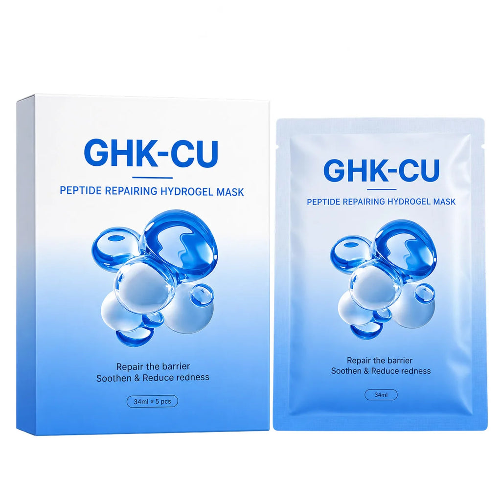 Masque Visage Peptide de Cuivre GHK-Cu, Soin Anti-âge Repulpant