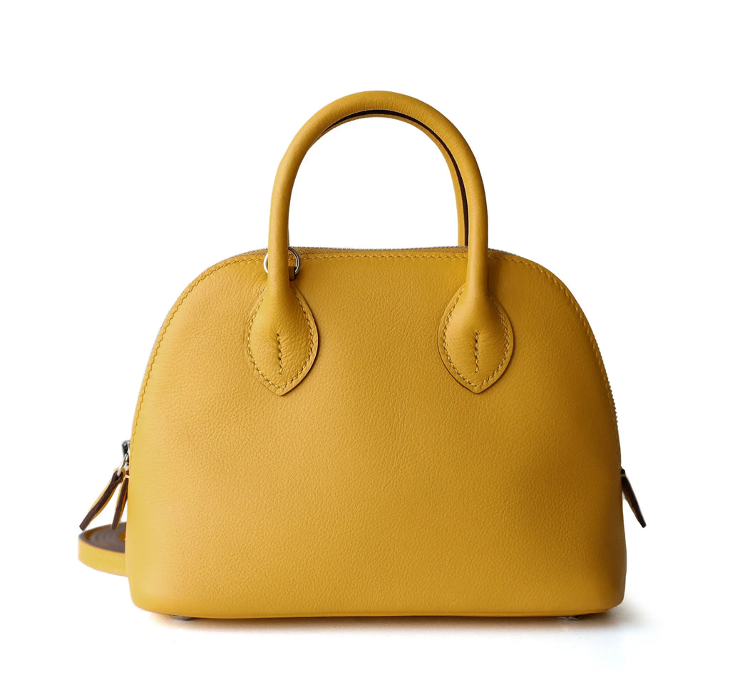 Sac Bowling en Cuir Véritable Haut de Gamme, Mini Sac Bandoulière Semi-Artisanal