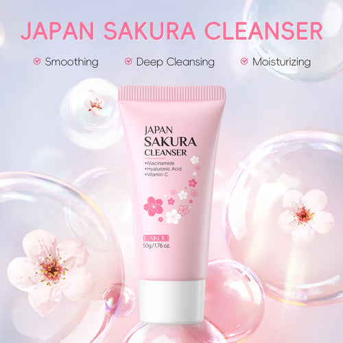 Coffret Soin Sakura LAIKOU, Routine Hydratation et Éclat du Teint