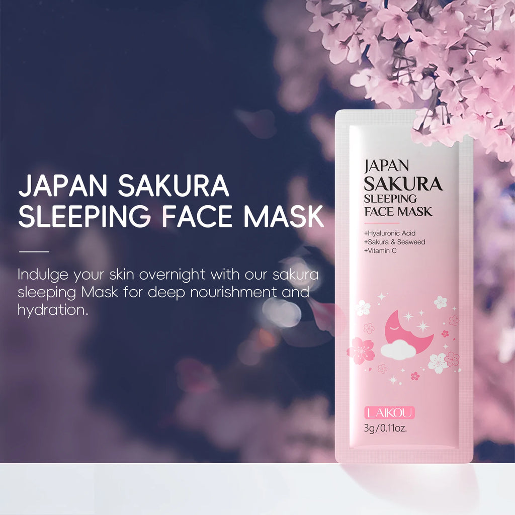 Coffret Soin Sakura LAIKOU, Routine Hydratation et Éclat du Teint