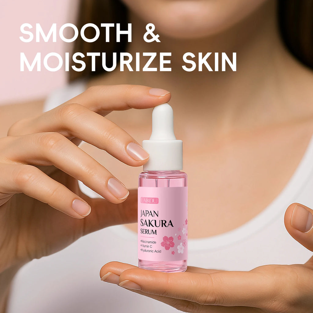 Coffret Soin Sakura LAIKOU, Routine Hydratation et Éclat du Teint