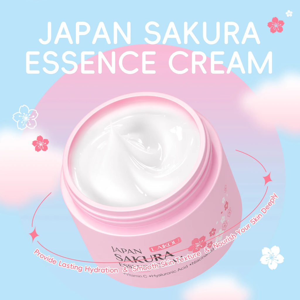 Coffret Soin Sakura LAIKOU, Routine Hydratation et Éclat du Teint