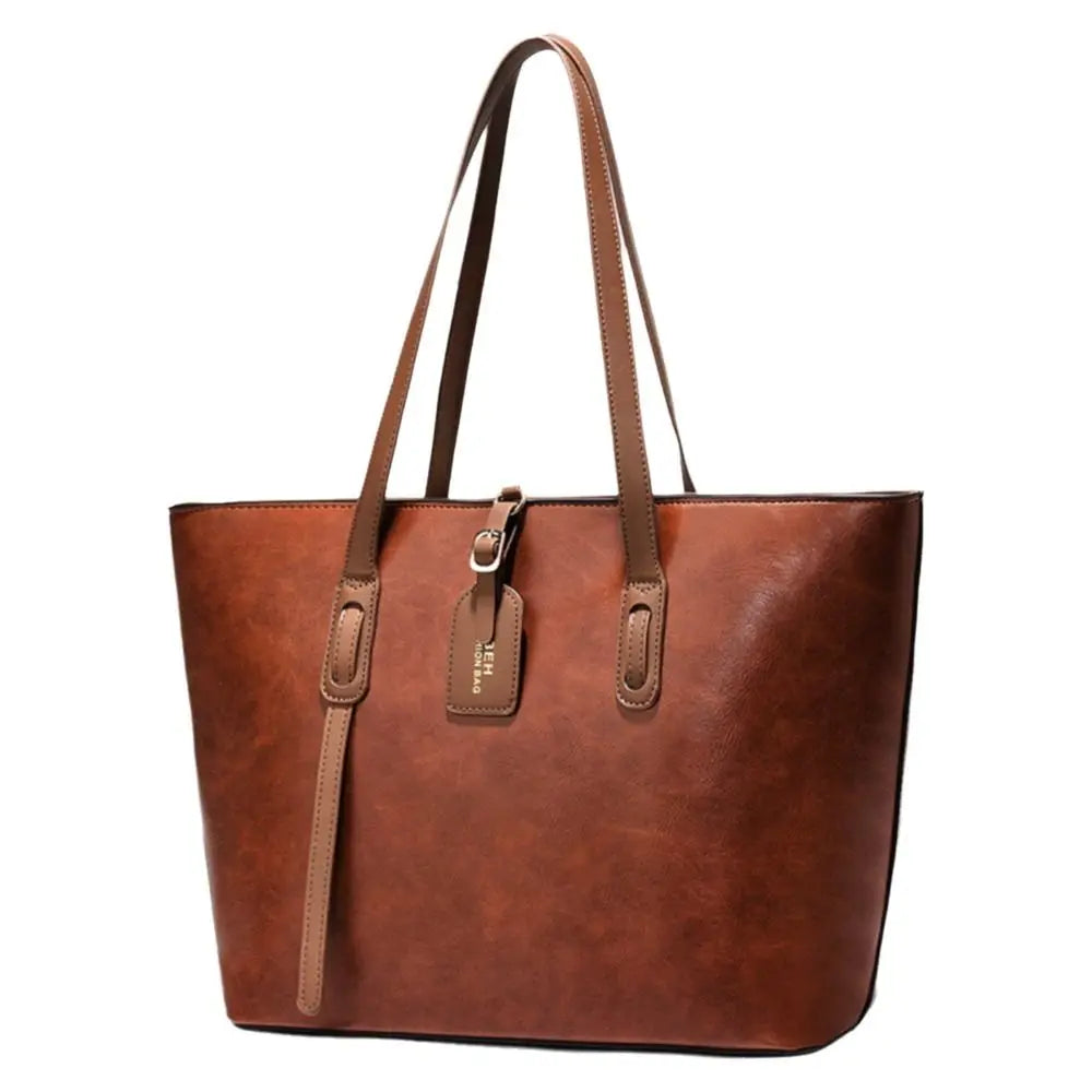 New PU Women Leather Handbags Casual Elegant Ladies Hand Bags Luxury Large Capacity Hand-Held Shoulder Bag for Women