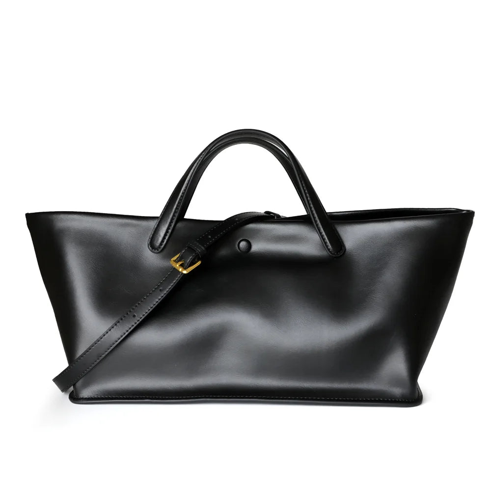 2025 New Genuine Leather Tote Bag Large Capacity Casual Crossbody Shoulder Bag Designer Bags Luxury